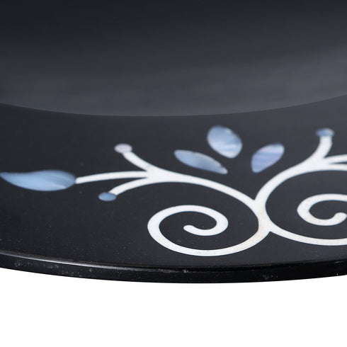 Serving Platter with Mother of Pearl Inlay